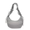 Borsa a Spalla in Nylon 'Cloud' con Design Pieghettato per Uso Quotidiano