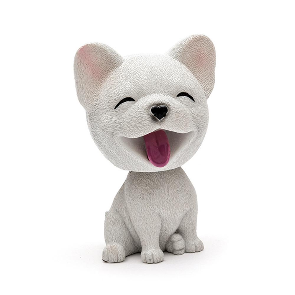 Car Decoration Cute Cartoon Dogs Action Figure Figurines Car Ornament Auto Interior Dashboard Accessories for Girls Gifts