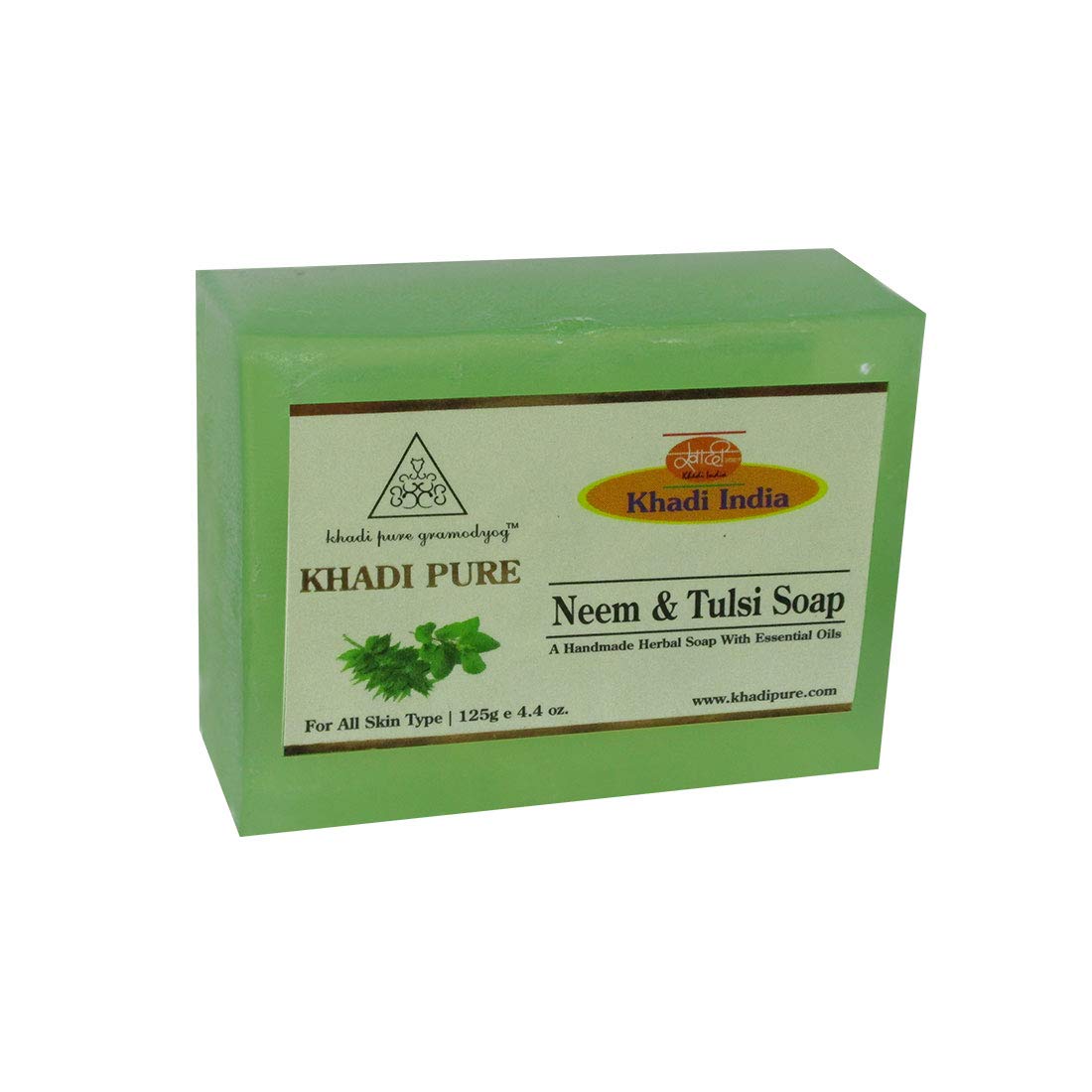 

Мыло Khadi Pure Gramodyog Травяное с Нимом и Тулси 125 г Упаковка 1 шт. Для мягкой и эластичной кожи
