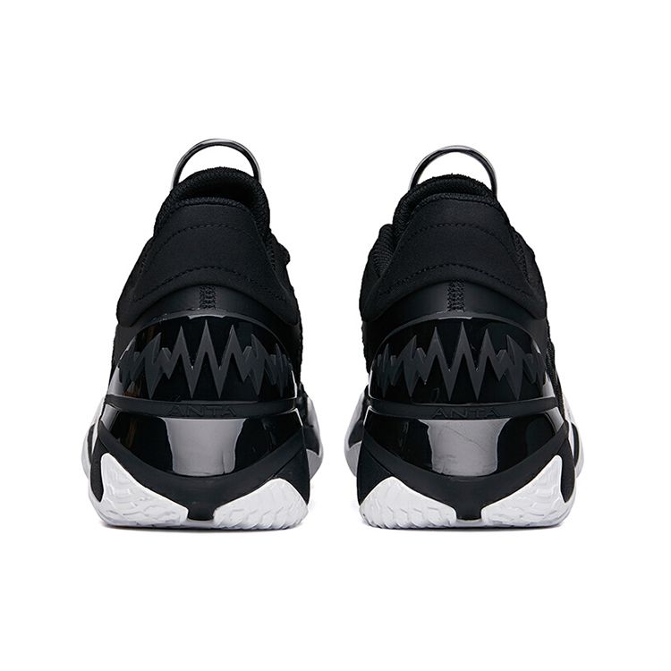 Anta Reverse Blade Low Basketball Shoes Men Sneakers Black 112121616S-2