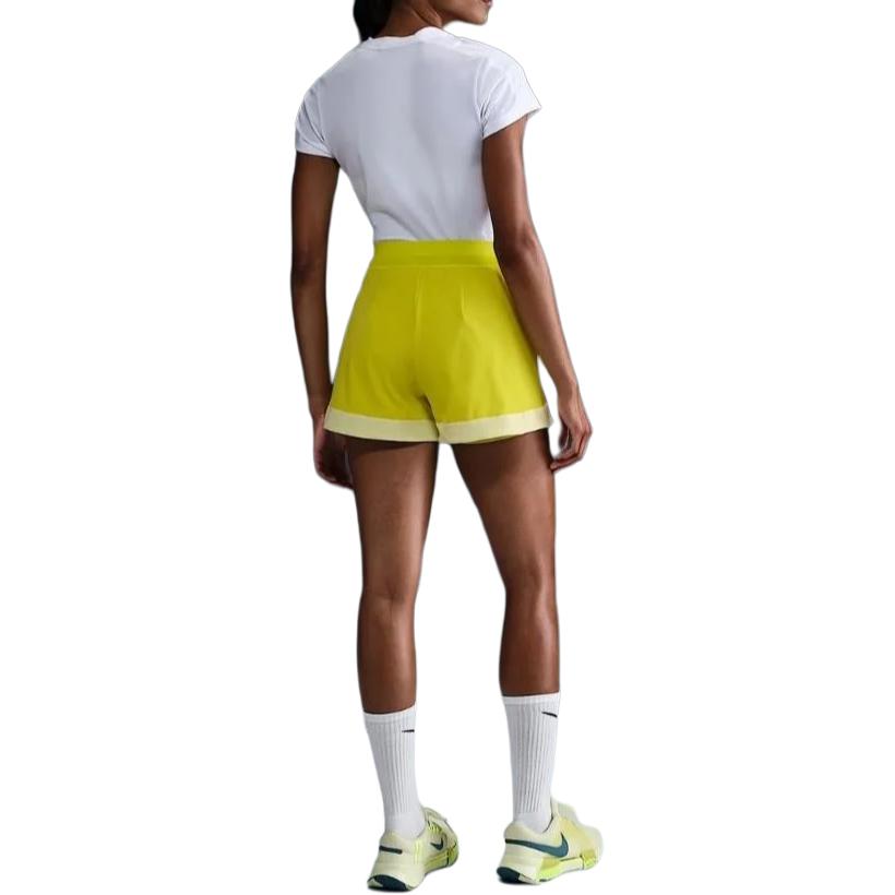 Nike Logo Built-In Shorts Casual Skirt Women Bottoms Yellow HF6449-344