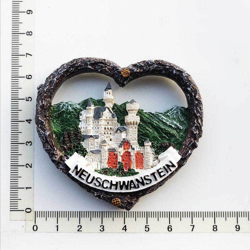 Germany Fridge Magnets Sticker Tourist Souvenir Refrigerator Stickers Commemorative Home Decoration