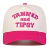 Unisex Tanned And Tipsy Letter Embroidery Baseball Caps Spring Autumn Outdoor Adjustable Casual Hats Sunscreen Hat Sports Cap