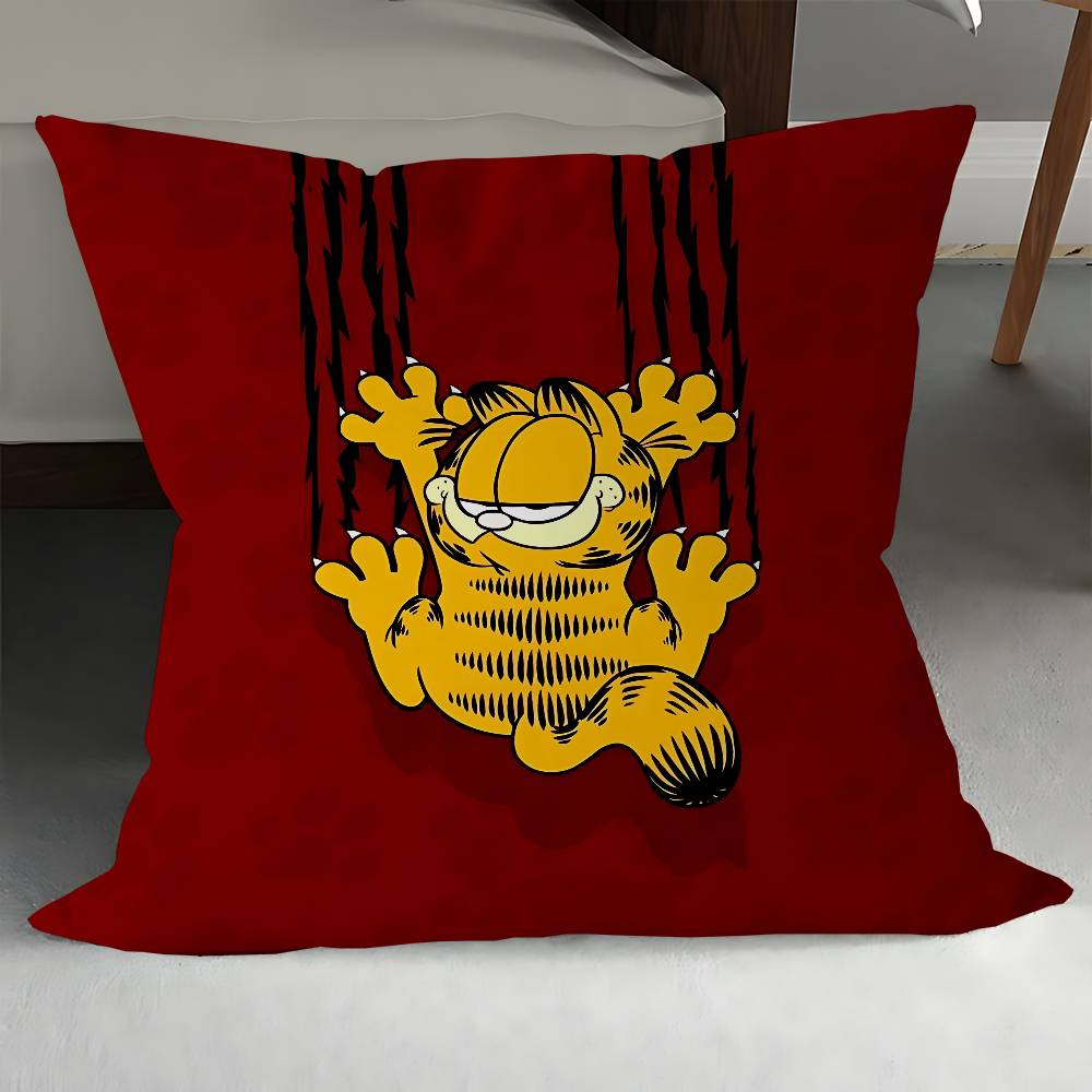 

Милый аниме G-Garfields Cat 45*45см Наволочка Чехол для подушки Декоративная наволочка Домашняя наволочка для диванной подушки 12x12Inch