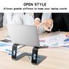 M-Shaped Laptop Cooling Stand with Desktop Riser