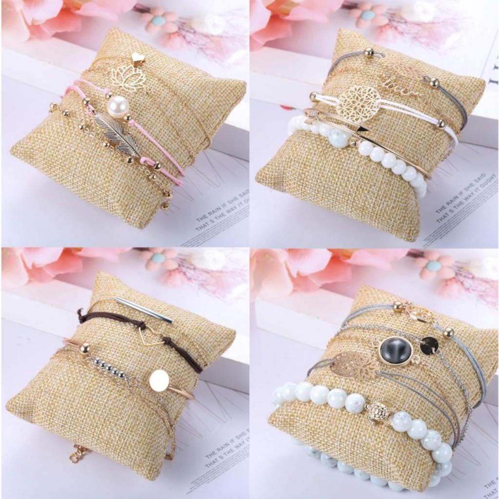 Bobisty 20Pcs String Bracelets for Women Trendy Multiple Stackable Wrap Bangle Charm Bracelet Adjustable Anklet Jewelry Gifts