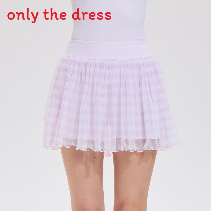 High Waist Athletic Skirt For Women With Breathable Nylon Fabric For Running And Fitness