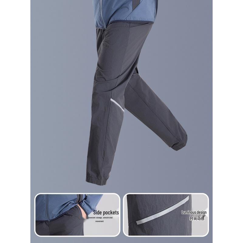 Men's Quick-Dry Running Suit: Spring/Summer Jacket with Printed LOGO for Fitness and Morning Runs