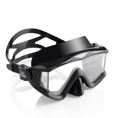 EXP VISION 3 Windows Wide View Scuba Diving Mask for Snorkeling and Diving Adult Snorkeling Mask Swim Goggles for Men and Women