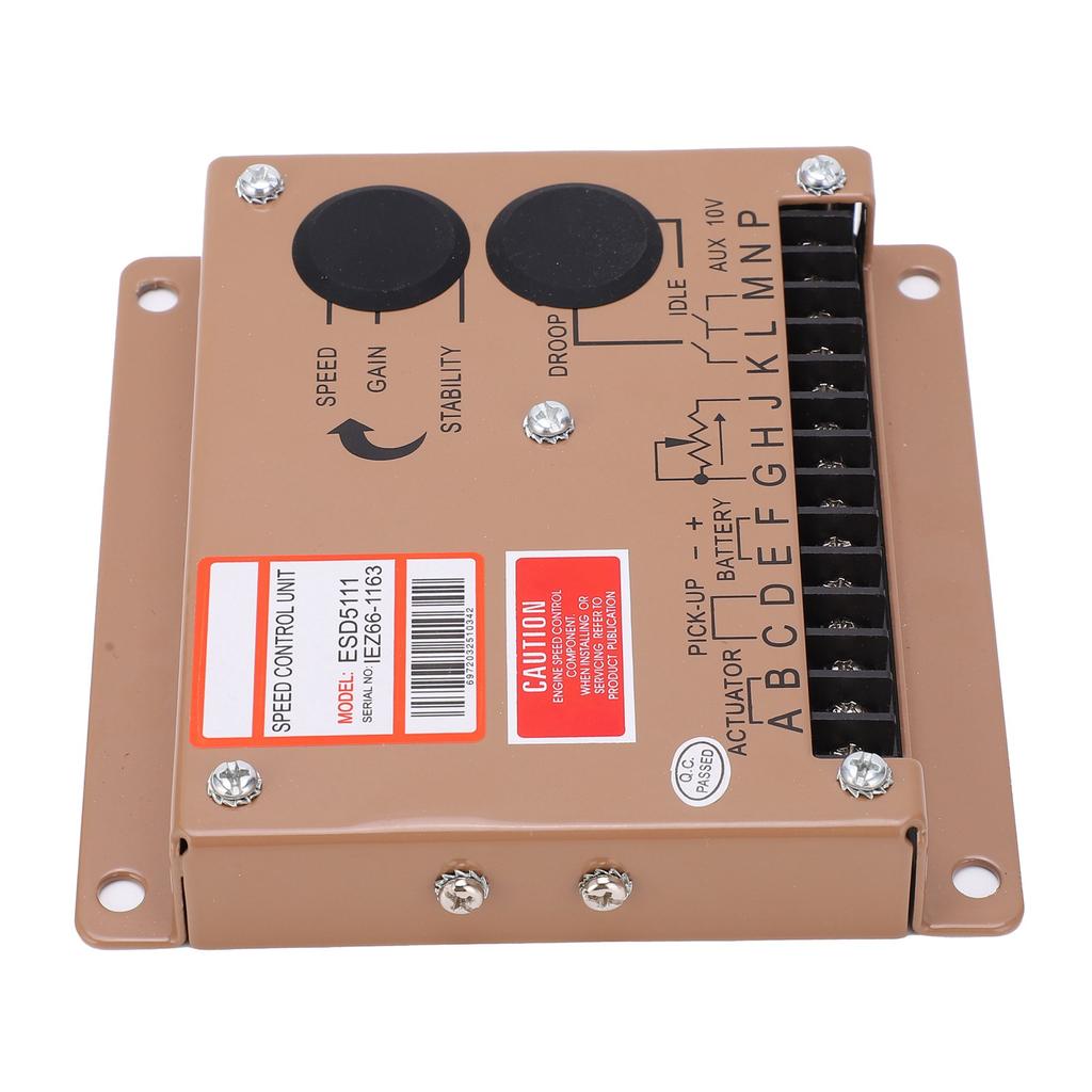 Electronic Governor Generator Engine Speed Control Board Iron Regulator ESD5111 DC 12V24V