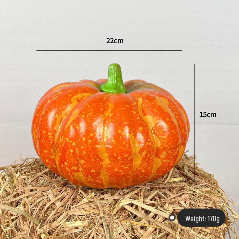 Pumpkin Harvest Festival Props: Farmhouse Halloween Decoration for Mall Displays and Room Ornaments