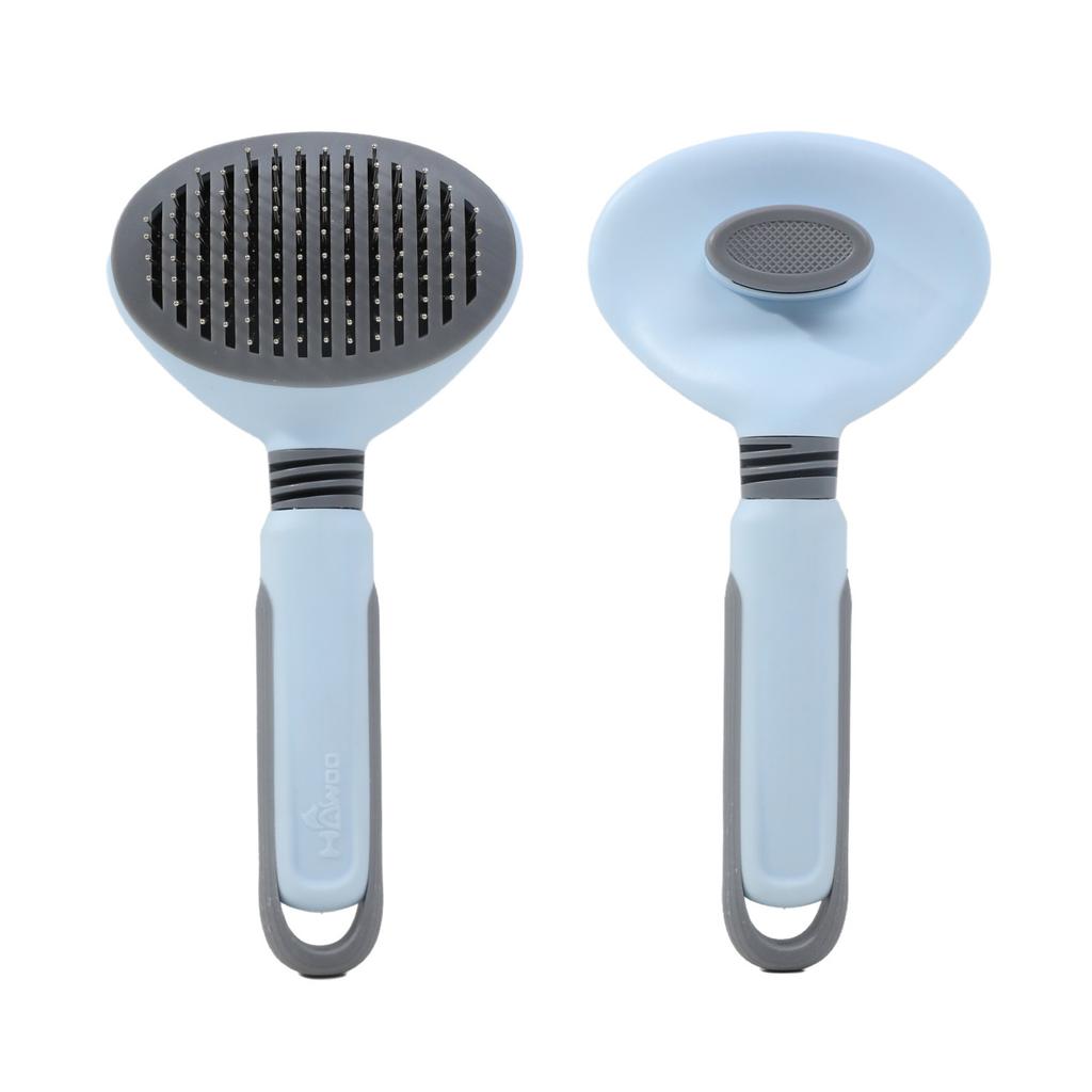 Katzenkamm Tierpflegekamm Haarkamm TPR Stahlnadel Schönheitskamm für große Hunde Universell für Katzen und Hunde