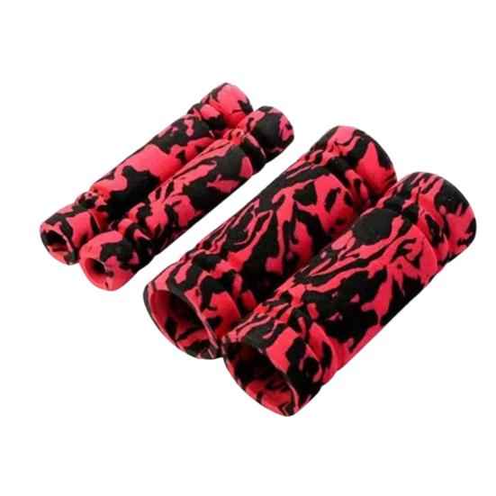 Motorcycle Grip Covers Sponge Anti-Slip Handlebar Sleeves for Scooters E-Bikes Easy Install Shock-resistant Handle Grips