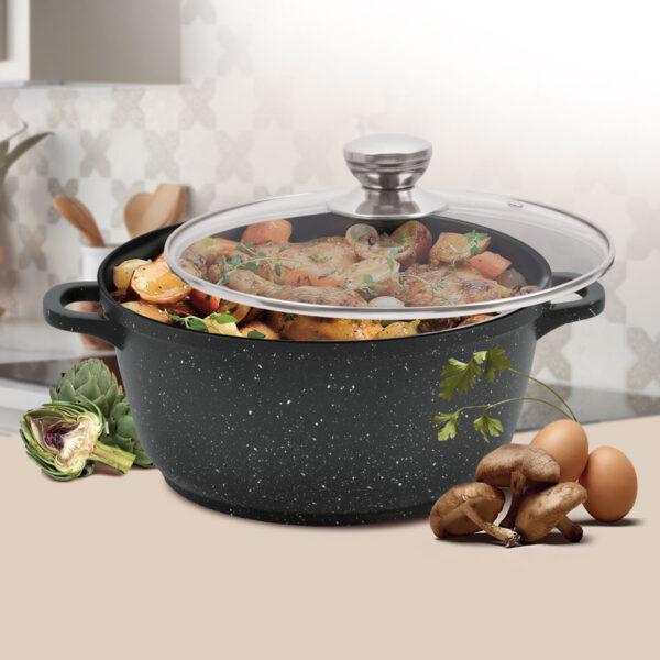 Rock Stone 20 Maestro Pot with Lid