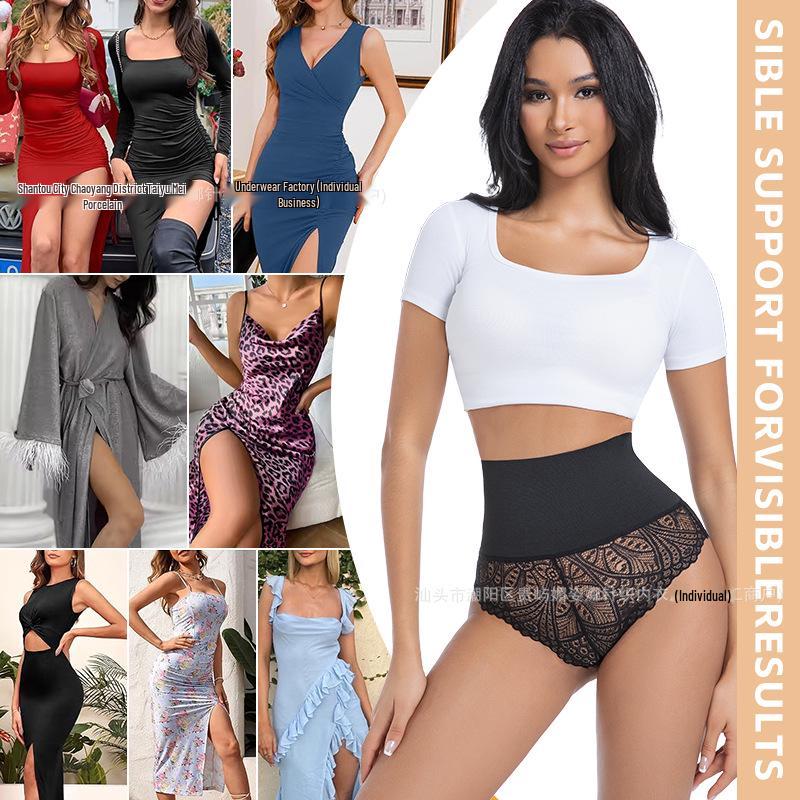 Spitzen High Waist Bauchkontrolle Formende Slips: Übergröße, Po-Lifting & Taillenformer
