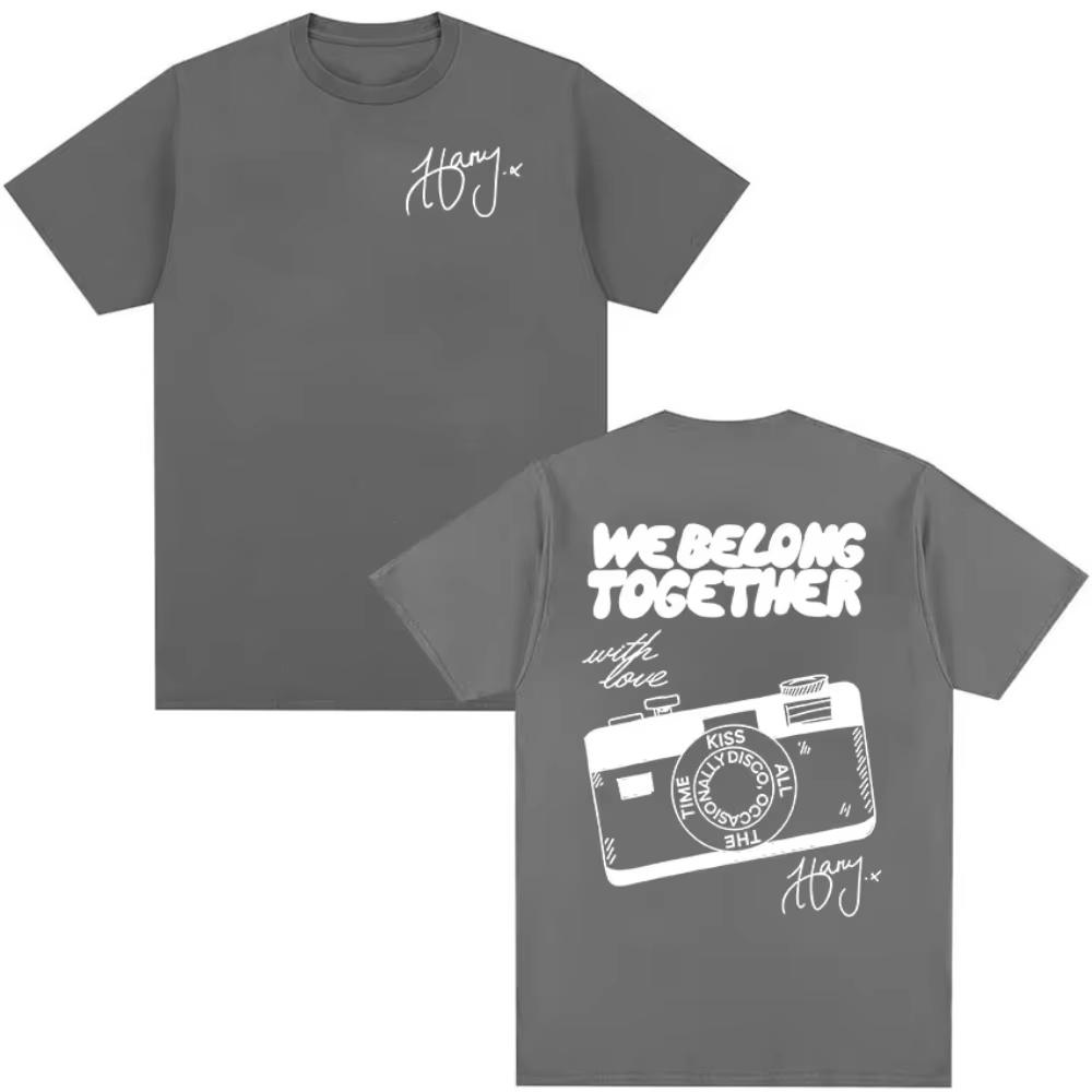 

Harry Styles We Belong Together Tour 2026 Print T Shirts Unisex Women Pop Music Fashion pure Cotton Short Sleeve Top Y2k Streetwear 4XL