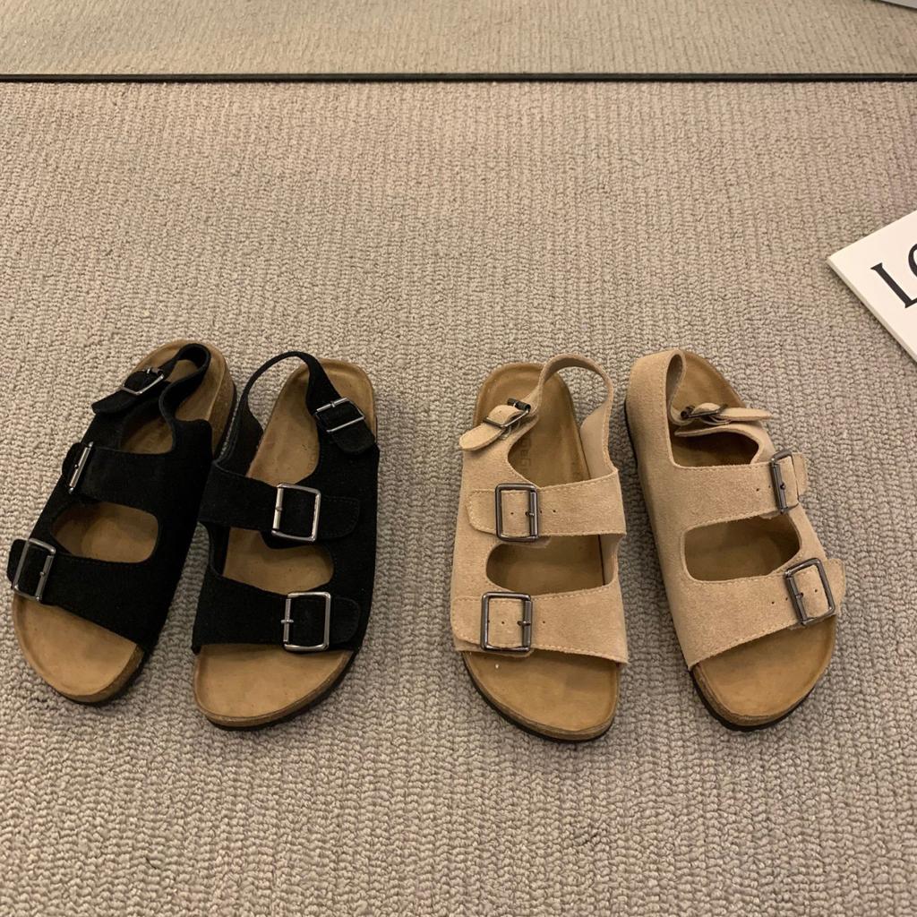 Fashion 2024 Fashion Sandals Women Flat Sandals Rome  Flats Clip Toe Beach Sandals Female Summer New Shallow Shoes for Women Sandalen