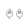 Water Drop Stud Earrings Women's Autumn Light Luxury Rhombus Earrings Niche Ins Trendy New Earrings