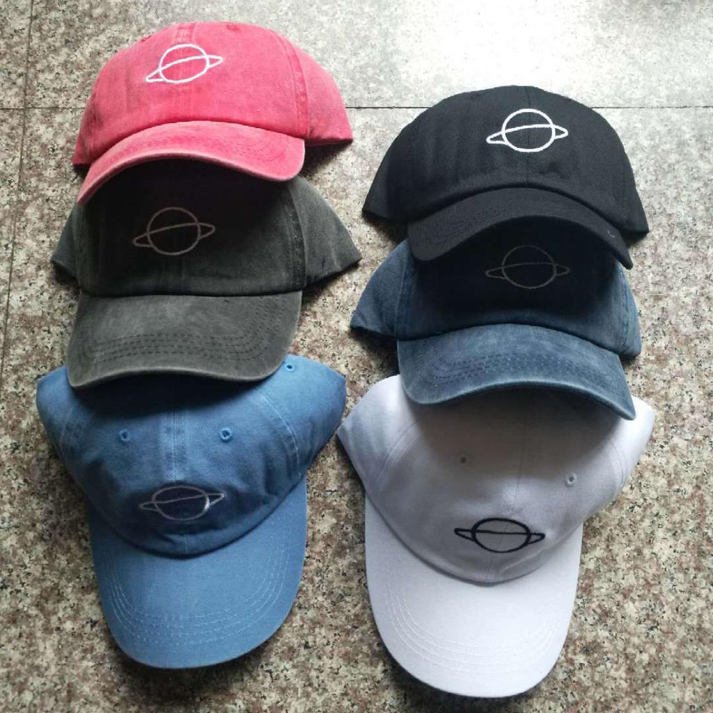 Satellite Mars Embroidery Baseball Cap Spring Summer Explosive Embroidery Hat