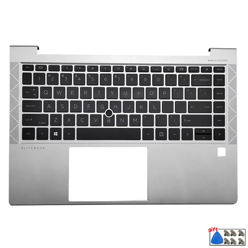 New For Elitebook 830 840 850 860 G7 G8 G9 G10 G11 US Keyboard With Backlit Palmrest Upper Cover Computer Replacement Parts Case