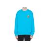 ONITSUKA TIGER Solid Color Round Neck Drop Shoulder Long Sleeve Sweatshirt Unisex Sweatshirt Blue 2183B183-301