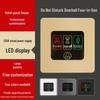 86-Type Hotel Door Switch: Do Not Disturb, Clean Now, Doorbell & LED Indicator