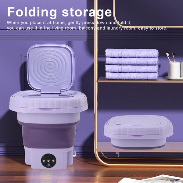 11L Portable Washing Machine Small Washer Foldable Washer and Spin Dryer