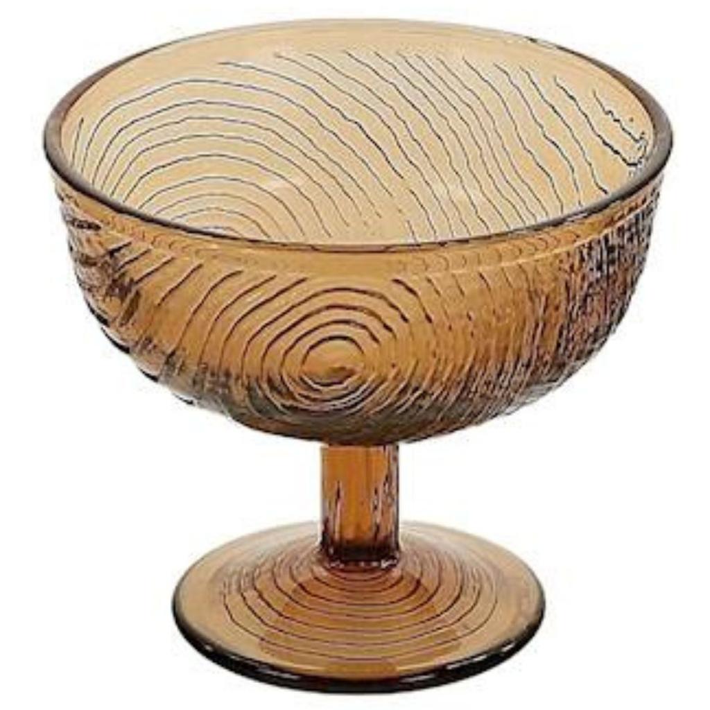 300ML GLASS CUP FOR ICE CREAM DESSERT DESSERT SALAD BOWL Glass BROWN