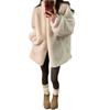 Fur jacket women's 2024 winter new imitation mink fleece fur integrated medium and long loose thickened fur coat