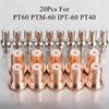 B97A-20PCS IPT-60 PT-60 IPT-40 PT40 Electrode 52582 Nozzle 51313P Fit Plasma Cutter Torch Consumables, Nozzle