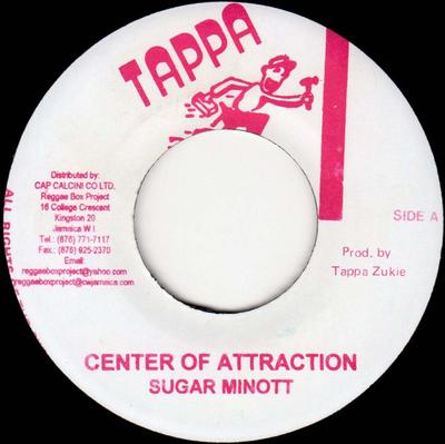 7inch Record SUGAR MINOTT - Centre Of Attraction NONE Tappa Records Jamaica Reggae, Ska & Dub Used