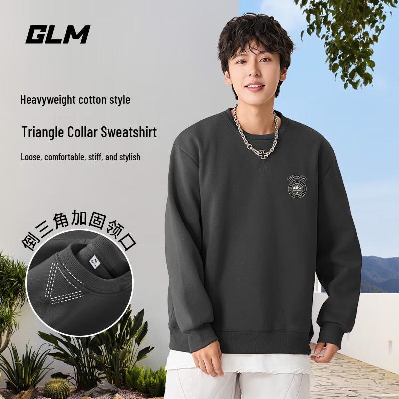 

GLM Men s Round Neck Pullover Sweatshirt 3XL