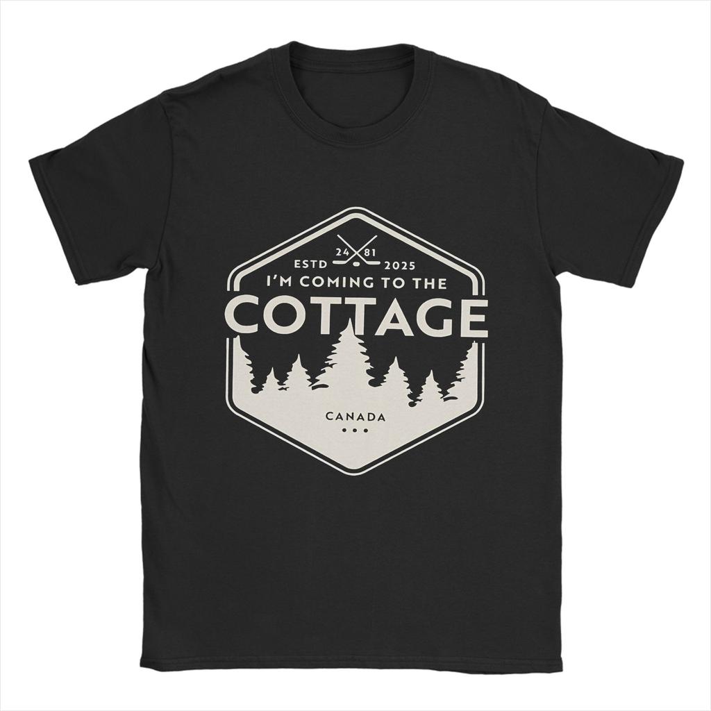 Unisex IM Coming To The Cottage RoUnisexce Hockey T Shirts Heated Rivalry Pure Cotton Clothes Novelty Round Neck Tees Big Size TShirt