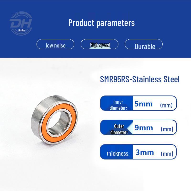 Rust-Proof Stainless Steel Miniature Pulley with Deep Groove Ball Bearing - Anti-Corrosion Gyroscope Ornament Accessory
