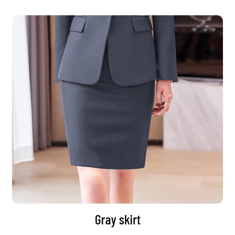 Zihong Women's High-End Career Suit - Spring/Autumn Temperament Style for College Interviews & Formal Wear