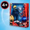Pack de 2 poupées mannequin 26 cm miraculous ladybug - revivez les aventures de ladybug et chat noir