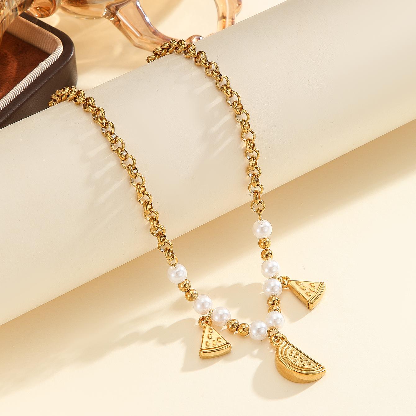 

Atoztide Gold Color Shell Conch Necklace for Women Stainless Steel Ceramic Fish Pendant Multiple Styles Necklace Jewelry Gift