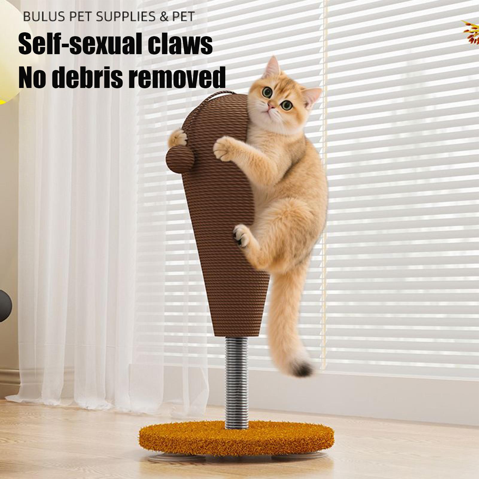 

Когтеточки для домашних кошек и котят, когтеточки с подвесным мячиком, вертикальная когтеточка с премиальным сизалем CHINA