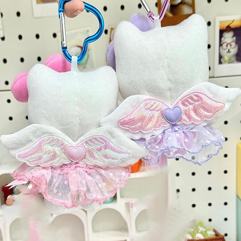 Labubu For Accessories Angel Demon Wing Headband For 17Cm Labubu 3.0 Big Into Energy Series Doll Clothes Kids Gift