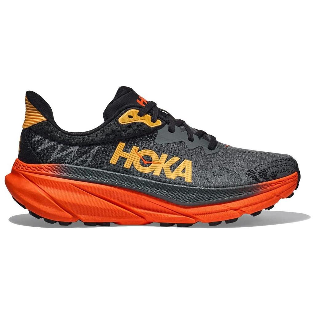 HOKA Challenger ATR 7 Castlerock Flame Herre Sneakers Svart 1134497-CFLM