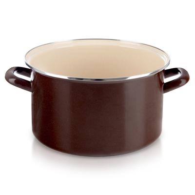 Traditional Enameled Cooking Pot for Gas and Induction 28 Cm 8L