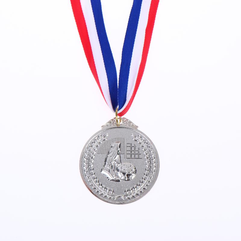 6.5Cm Medal Sports Rewards With Neck Ribbon Metal Winner Medals Competition Award Football Medal For Talent Show Party Race