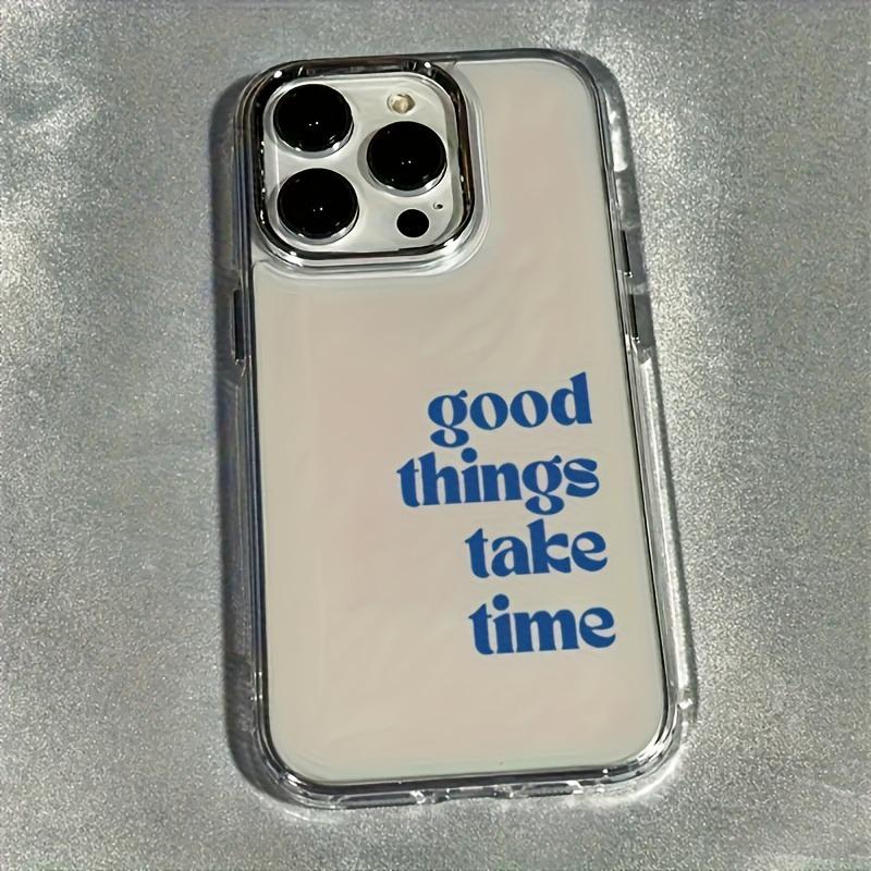 

English Pattern Metal Photo Frame Phone Case for iPhone 17 16 15 14 13 12 11 Pro Max XS X XR 7 8 Plus 16E 17 Air Soft TPU Cover iPhone17
