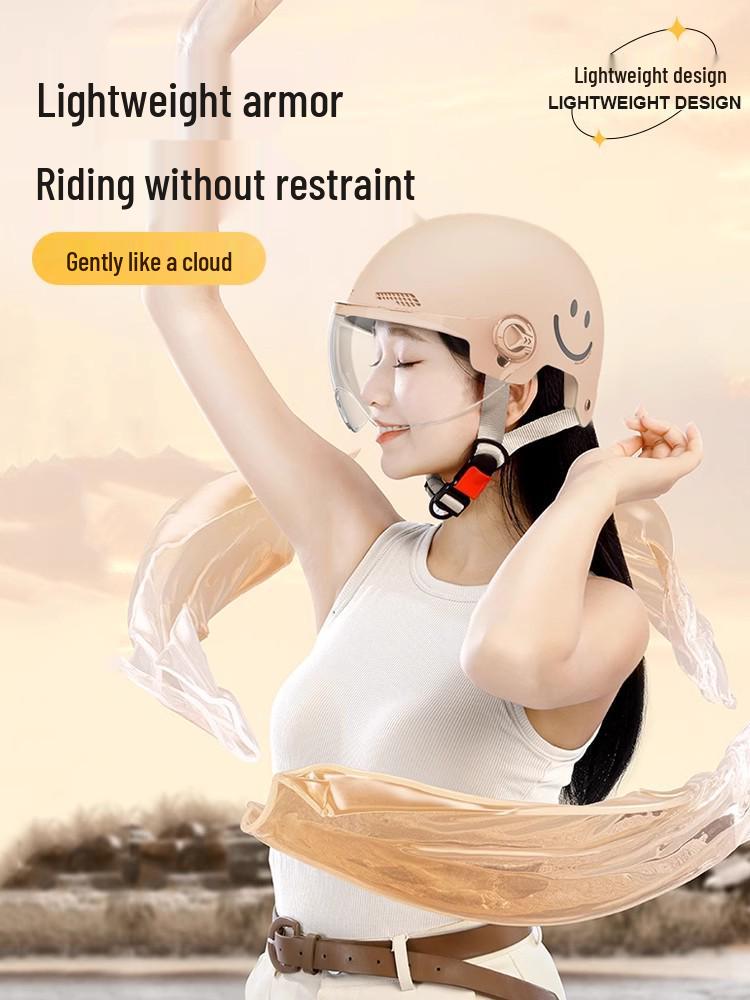 CERTIFIED 4-Season Electric Vehicle Helmet for Men & Women