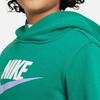 Nike Sportswear Club Fleece Hoodie With Logo Pocket Kids Hoodies Green CJ7861-365