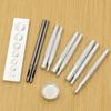 11 Pieces Leather Puch Tool Set Leather Craft Tool with Base Leather Punch Snap Kits Leather Craft Punch Hole Tool Kits