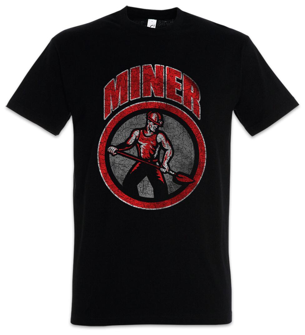 Miner III T-Shirt Mens Womens Tees Top Coal Miner Mineworkers Mine Miners Mining XL