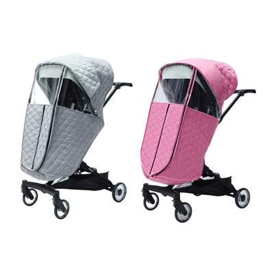 Windproof Raincoat for Baby Stroller Full Coverage Rain Shield for Baby Stroller Winter Thicken Rain Cover for Baby Pram