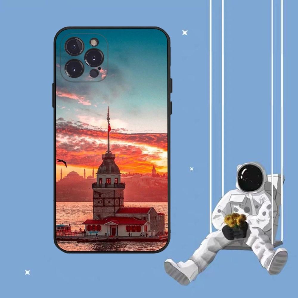 Turkey Istanbul Scenery Phone Case For iPhone 14 11 12 13 Mini Pro XS Max Cover 6 7 8 Plus X XR SE 2020 Funda Shell
