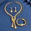 Elegant Full Rhinestone Jewelry Set Womens Bridal Party Accessory